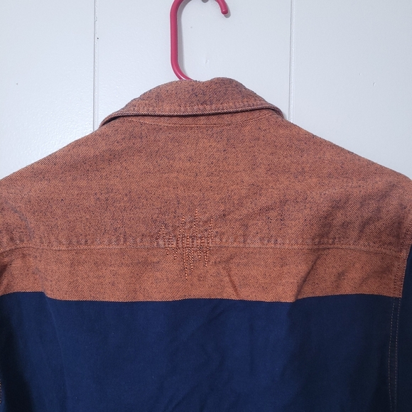 The Hundreds Long Sleeve Botton Up Shirt Blue Size XL - Picture 9 of 10